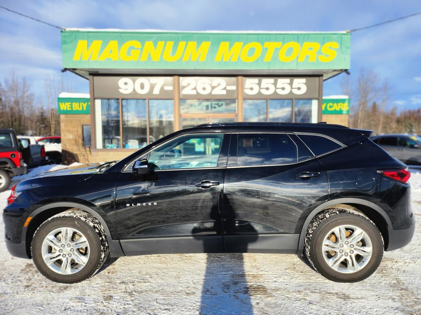 2021 BLACK /BLACK CHEVROLET BLAZER LT (3GNKBJRS9MS) with an 3.6L engine, Automatic transmission, located at 1960 Industrial Drive, Wasilla, 99654, (907) 274-2277, 61.573475, -149.400146 - Photo#0